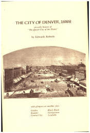 The City of Denver, 1888. vist0006 front cover